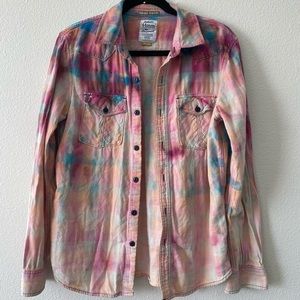 Colorful Dyed flannel